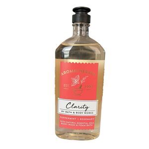 Bath & Body Works Aromatherapy CLARITY PEPPERMINT ROSEMARY Body Wash 10oz RARE